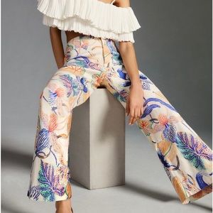 Anthropologie The Colette Wide Leg Pant - Size 30